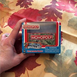 Monopoly World's Smallest Board Game
